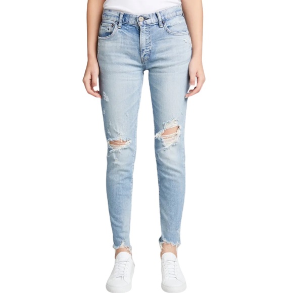 Moussy Denim - Moussy Vintage Altawoods Distressed Skinny Jeans